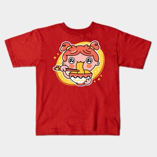 Noodle Girl Kids T-Shirt